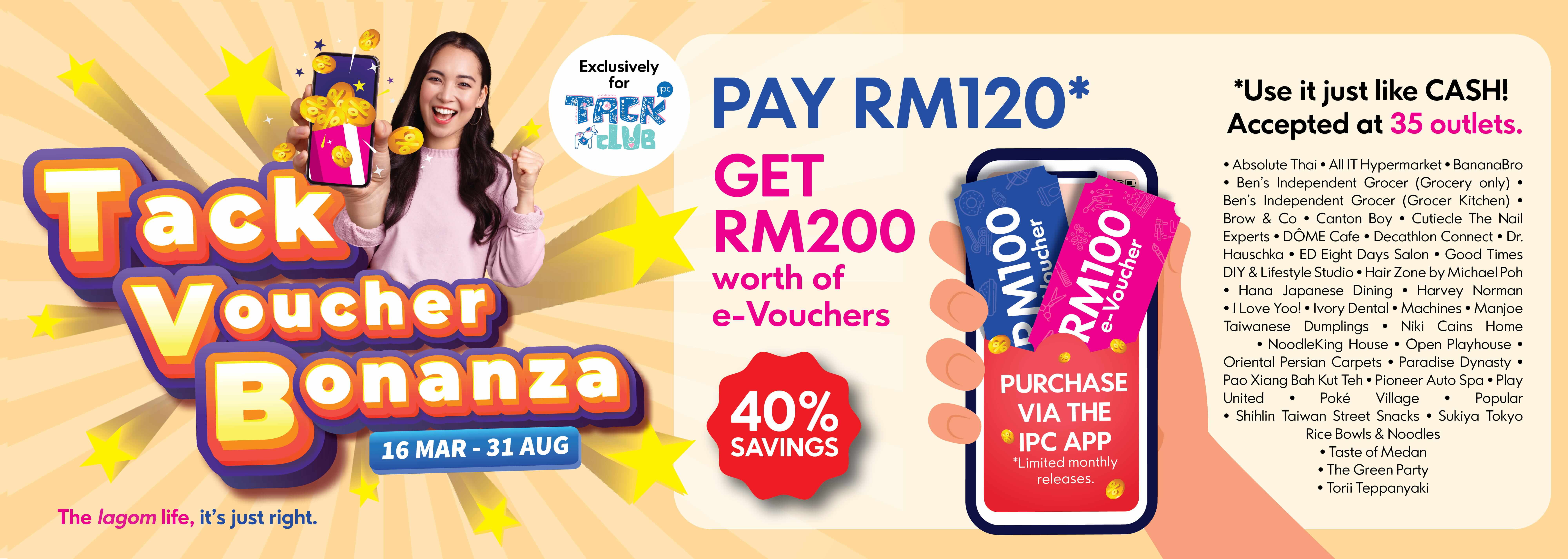 Tack Voucher Bonanza